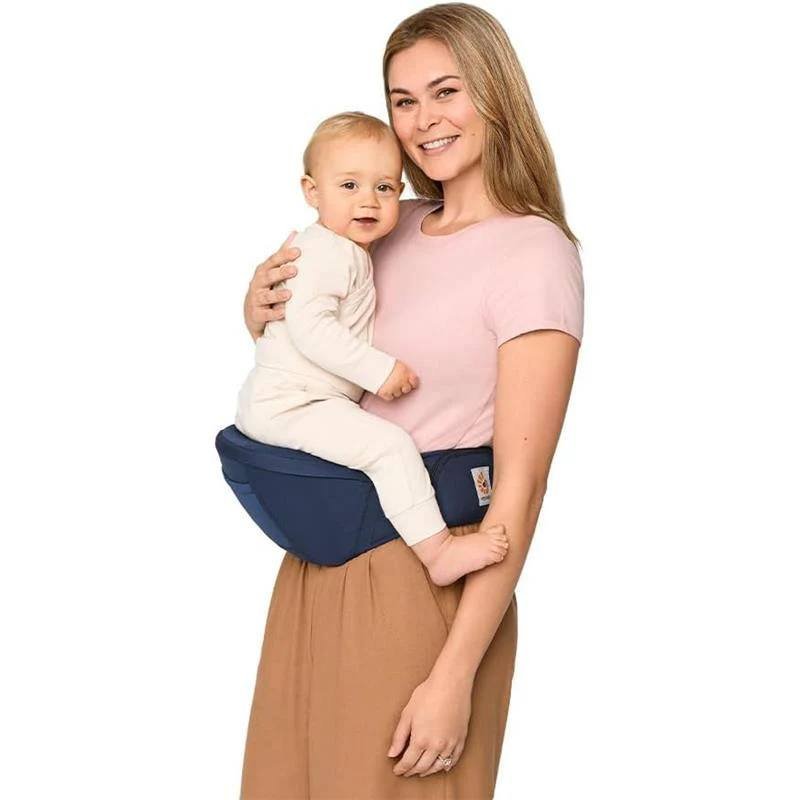 SEAT BABY CARRIER HIP SEAT WITH ENHANCED LUMBAR SUPPORT, MIDNIGHT BLUE