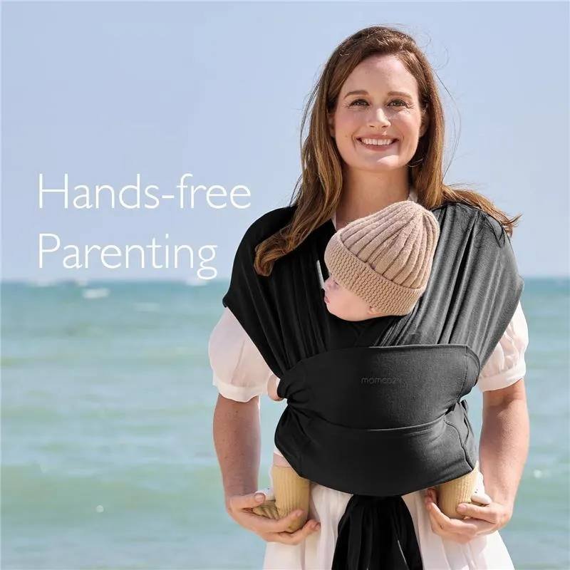 MOMCOZY - BABY WRAP CARRIER, BLACK
