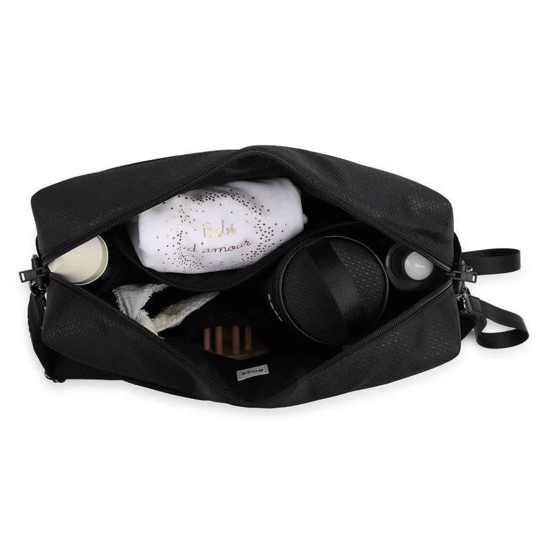 HUGO BOSS BABY - CHANGING BAG IN EMBOSSED BLACK