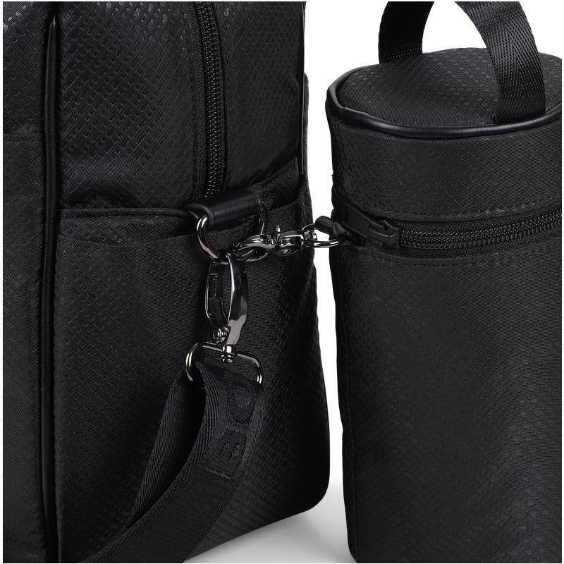 HUGO BOSS BABY - CHANGING BAG IN EMBOSSED BLACK