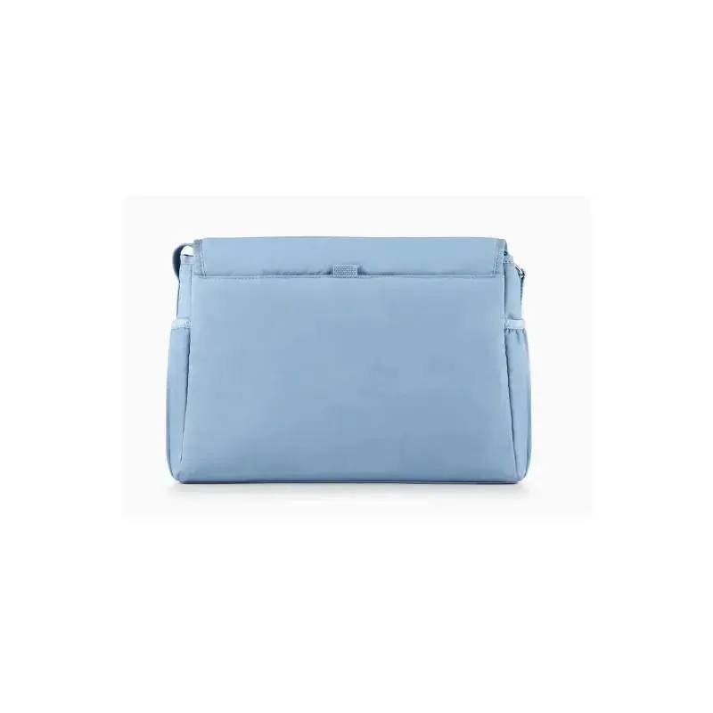 ARMANI BABY - MUMMY BAG SET WITH EAGLE PLATE SKY BLUE