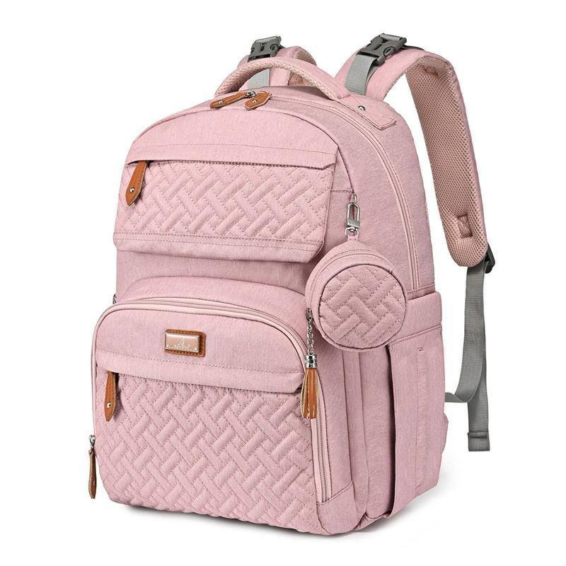 BABBLEROO - DIAPER BAG BACKPACK, PINK