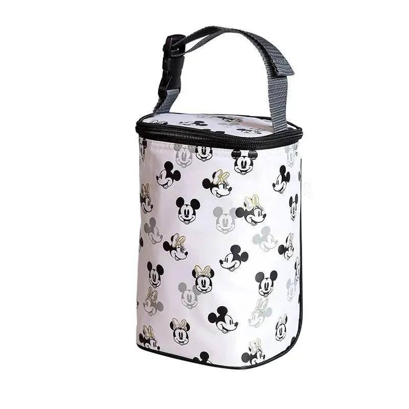 J.L. CHILDRESS TWOCOOL DOUBLE BOTTLE COOLER WITH ICE PACK, MICKEY MINNIE WHITE