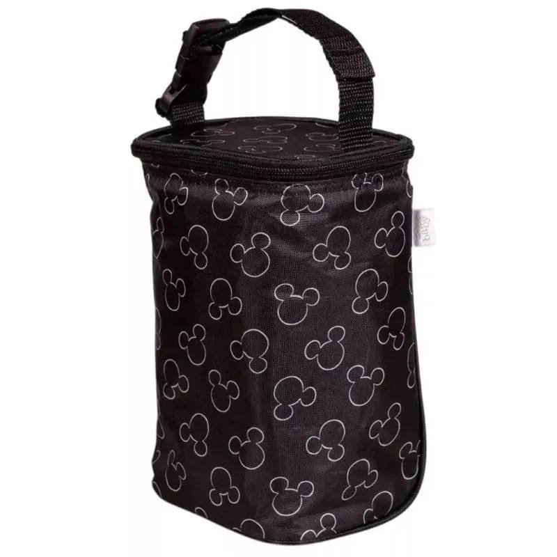 J.L. CHILDRESS TWOCOOL DOUBLE BOTTLE COOLER WITH ICE PACK, MICKEY MINNIE WHITE