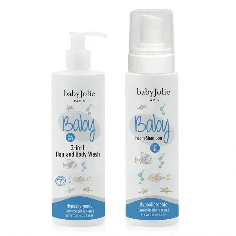 BABY JOLIE - BABY WASH SET ( 2-IN-1 BODY & HAIR WASH & FOAM SHAMPOO)