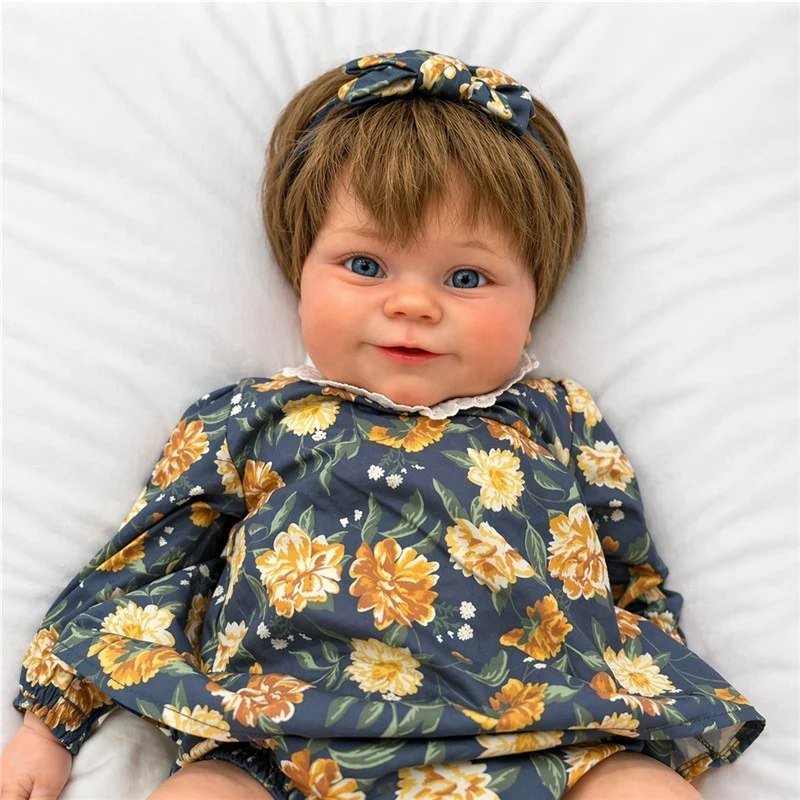 Reborn Baby Doll - White Vinyl, Boonie