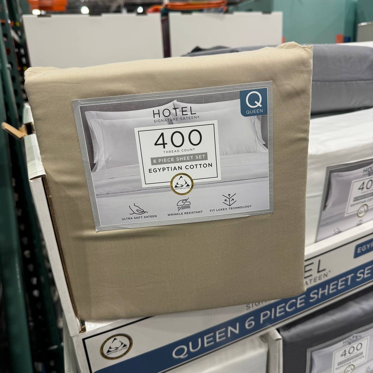 KIT LENÇOL COTTON EGÍPCIO QUEEN
