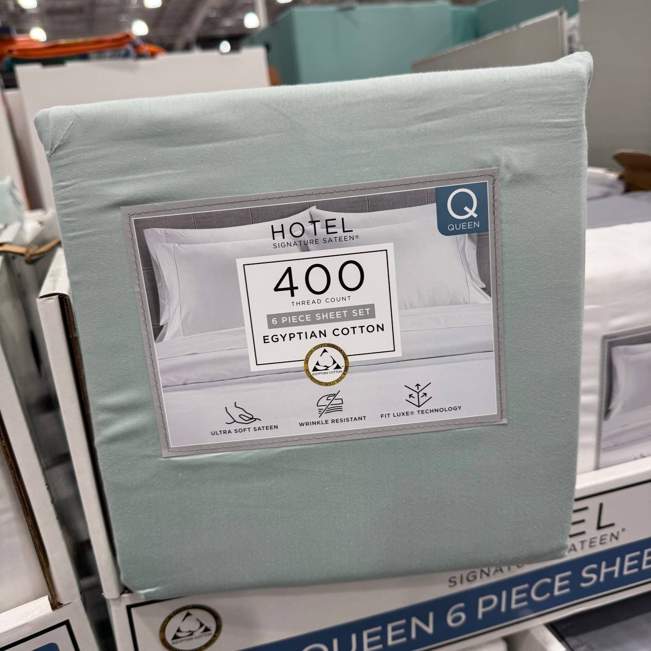 KIT LENÇOL COTTON EGÍPCIO QUEEN