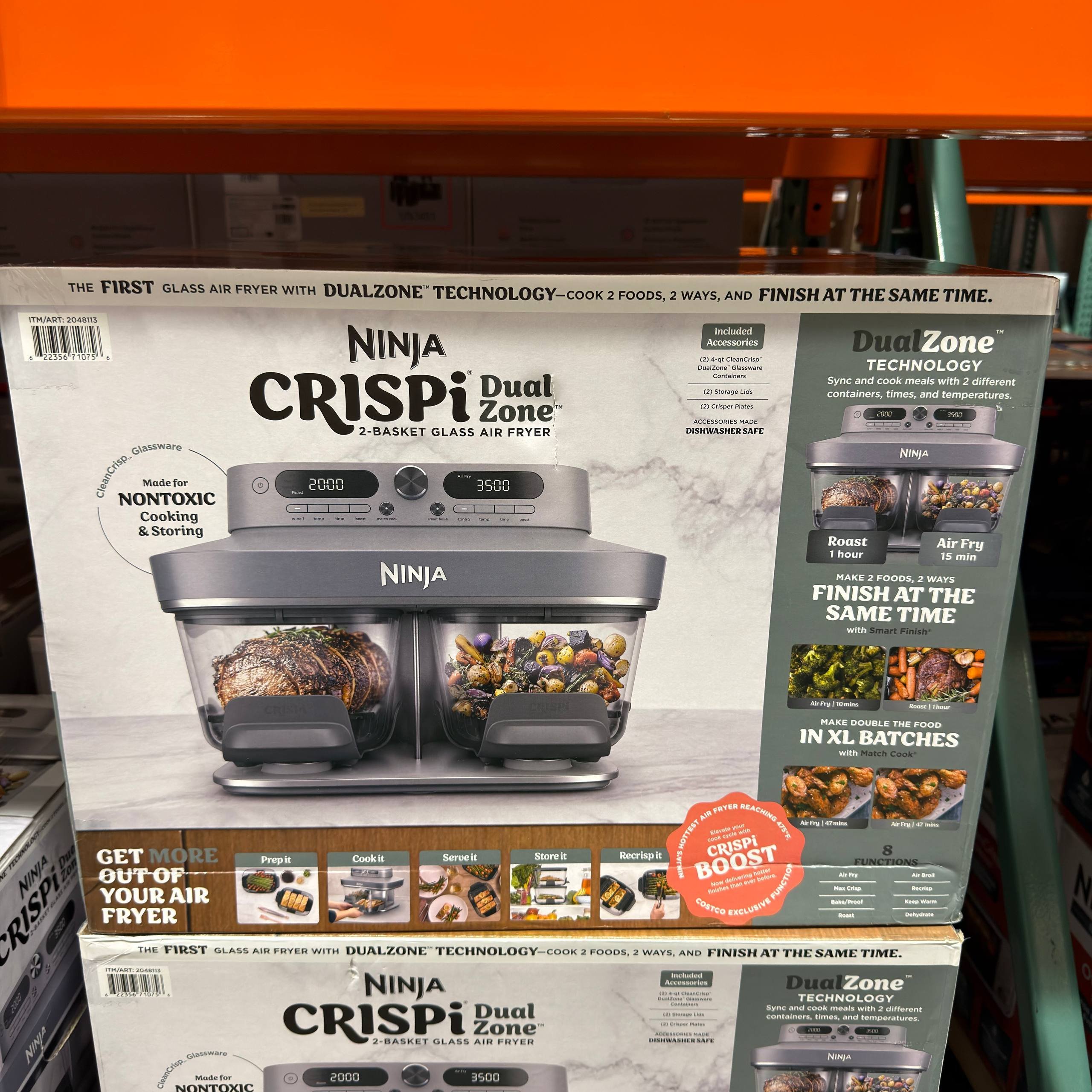 NINJA CRISPY DUAL ZONE