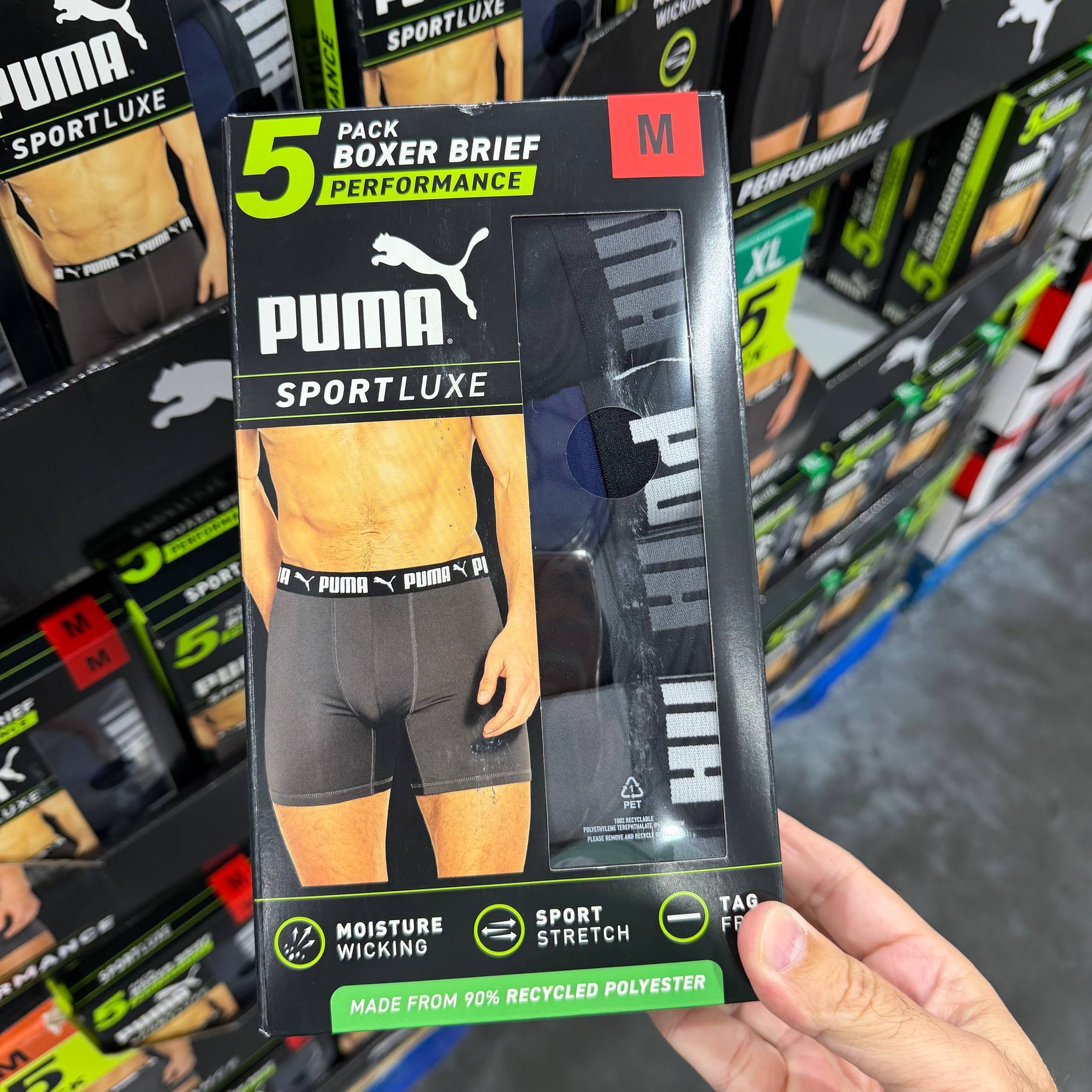 CUECA PUMA P, M, G, GG