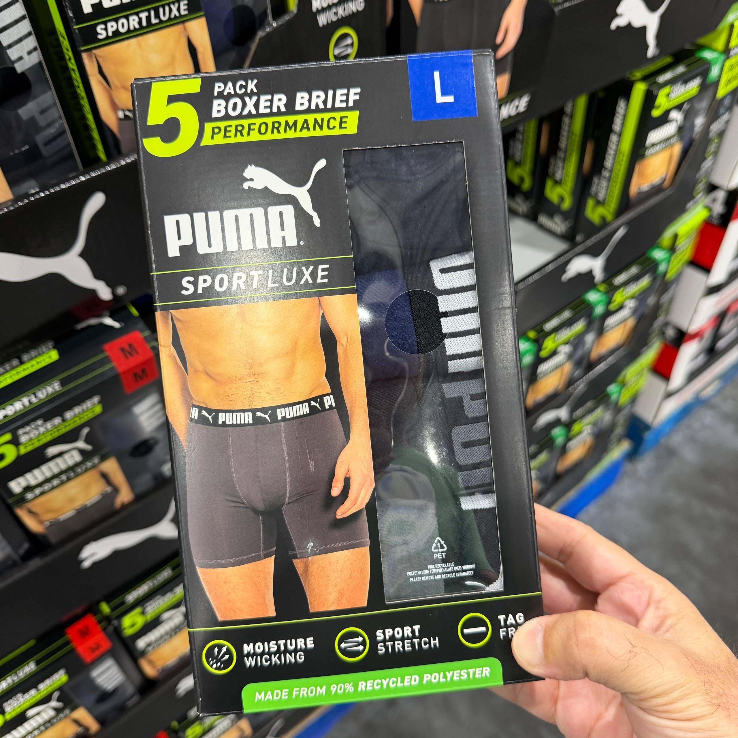 CUECA PUMA P, M, G, GG