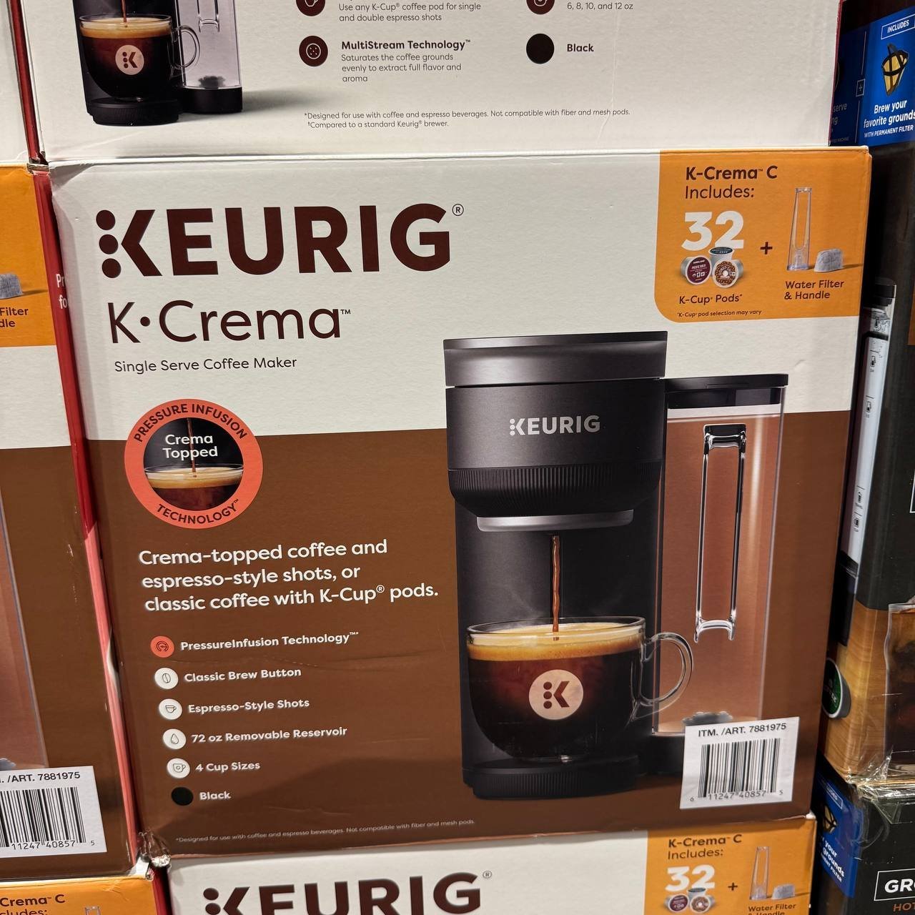 CAFETEIRA KEURIG K-CREMA