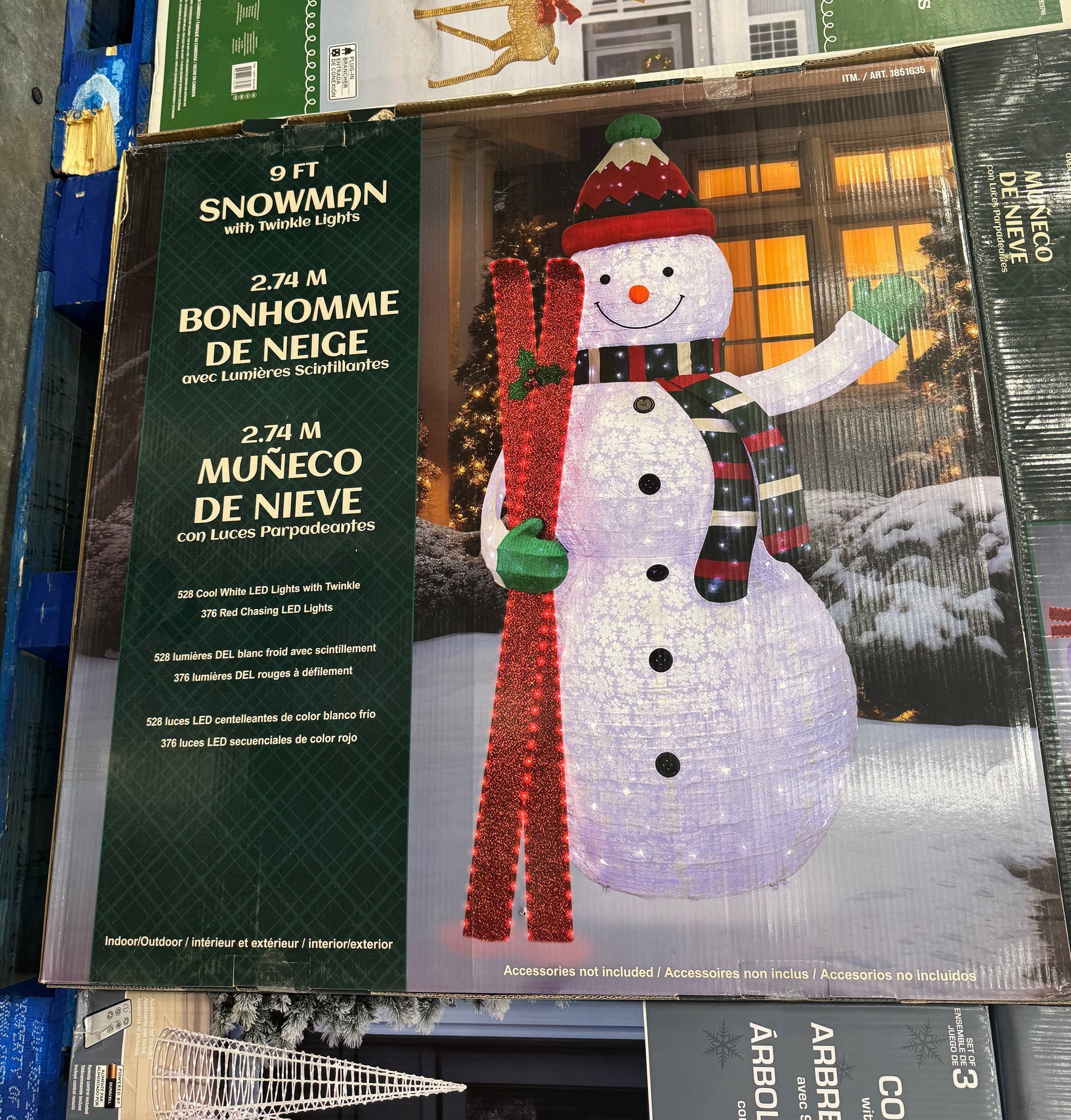 BONECO DE NEVE 2.74m