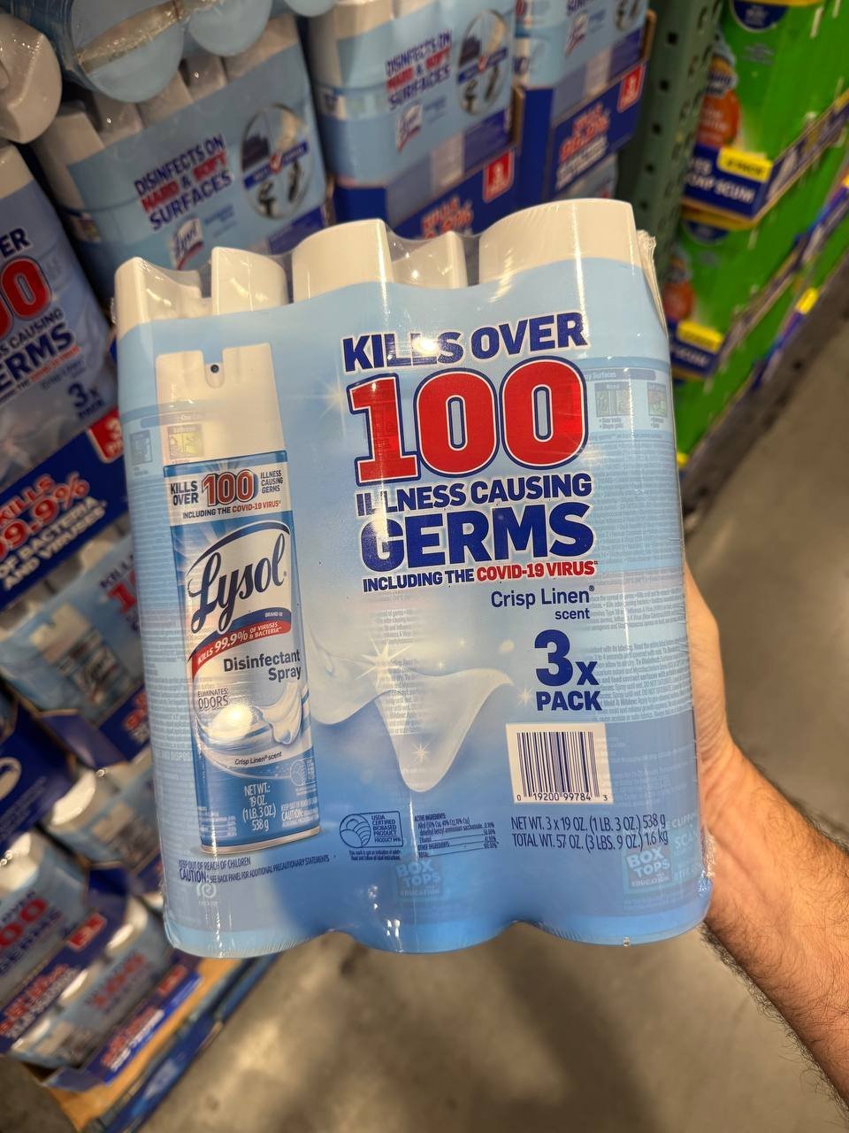 LYSOL SPRAY - DESCONTO ATÉ 30/08