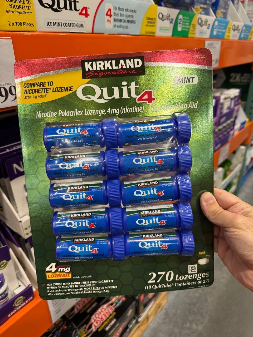 QUIET 4 - PASTILHA PARA PARAR DE FUMAR