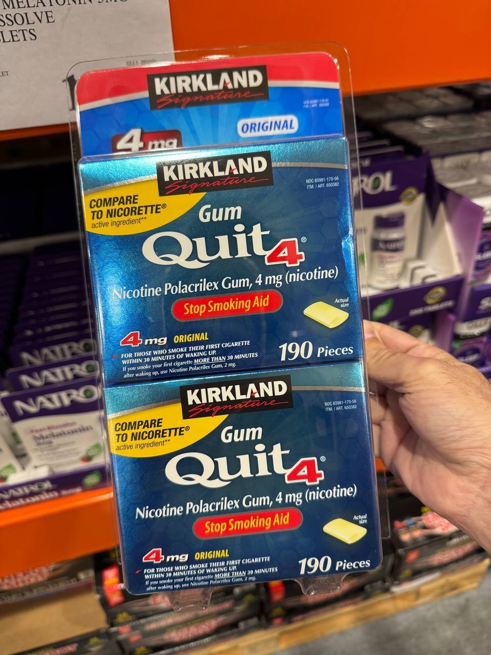QUIET 4 - CHICLETE PARA PARAR DE FUMAR