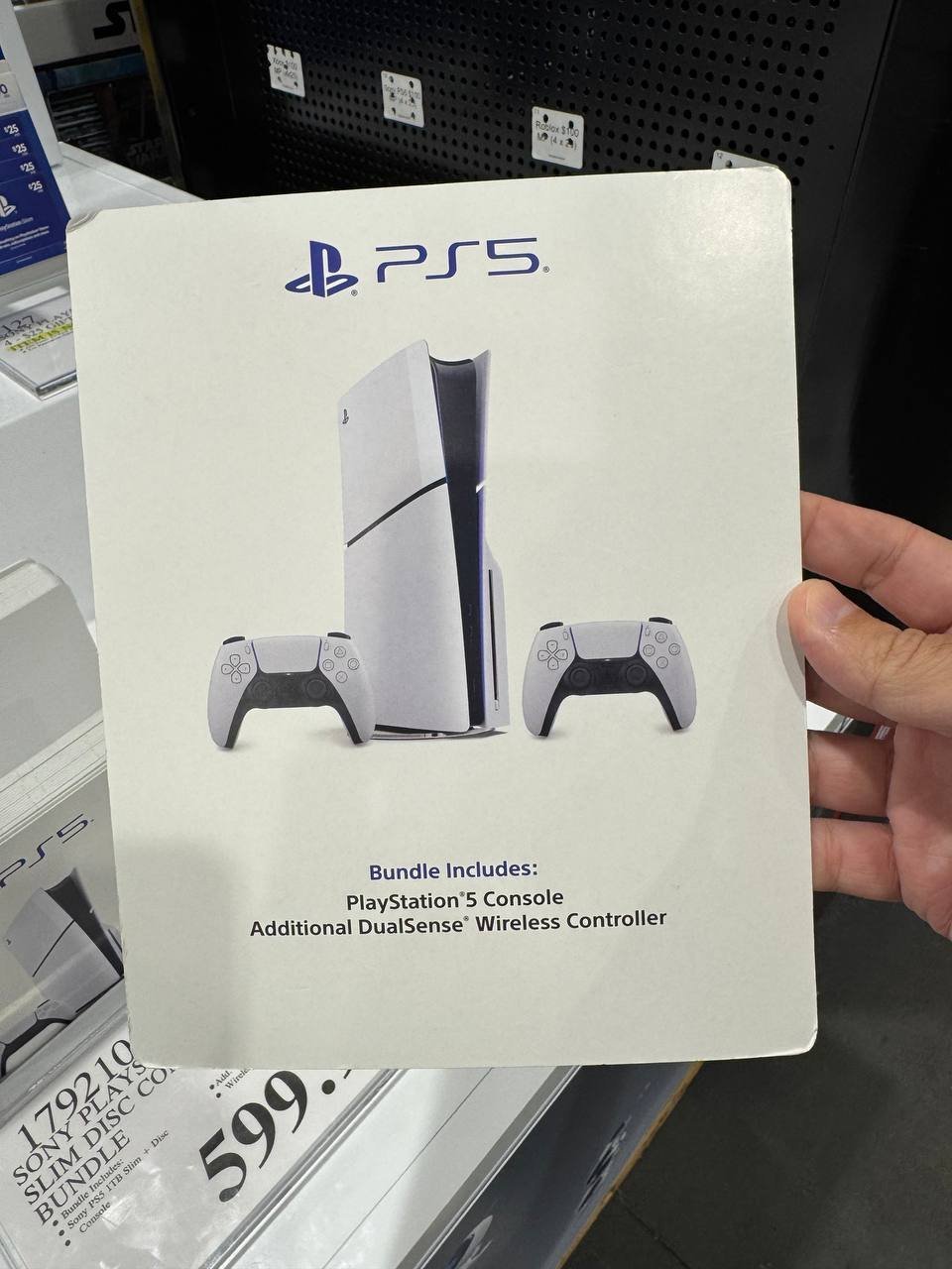 PLAY 5 SLIM 1tb COM LEITOR + CONTROLE ADICIONAL