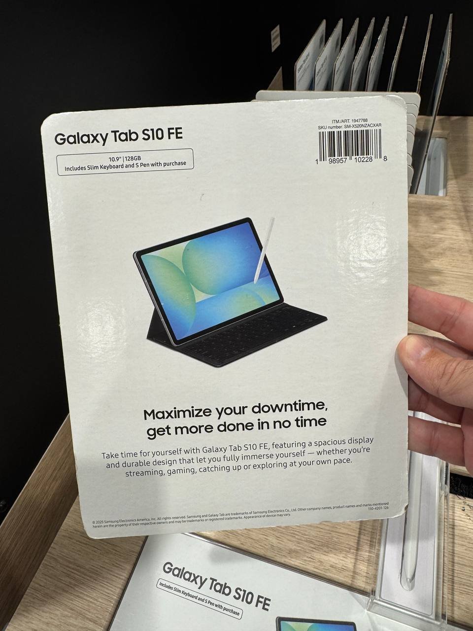 TABLET SAMSUNG S10 FE + TECLADO