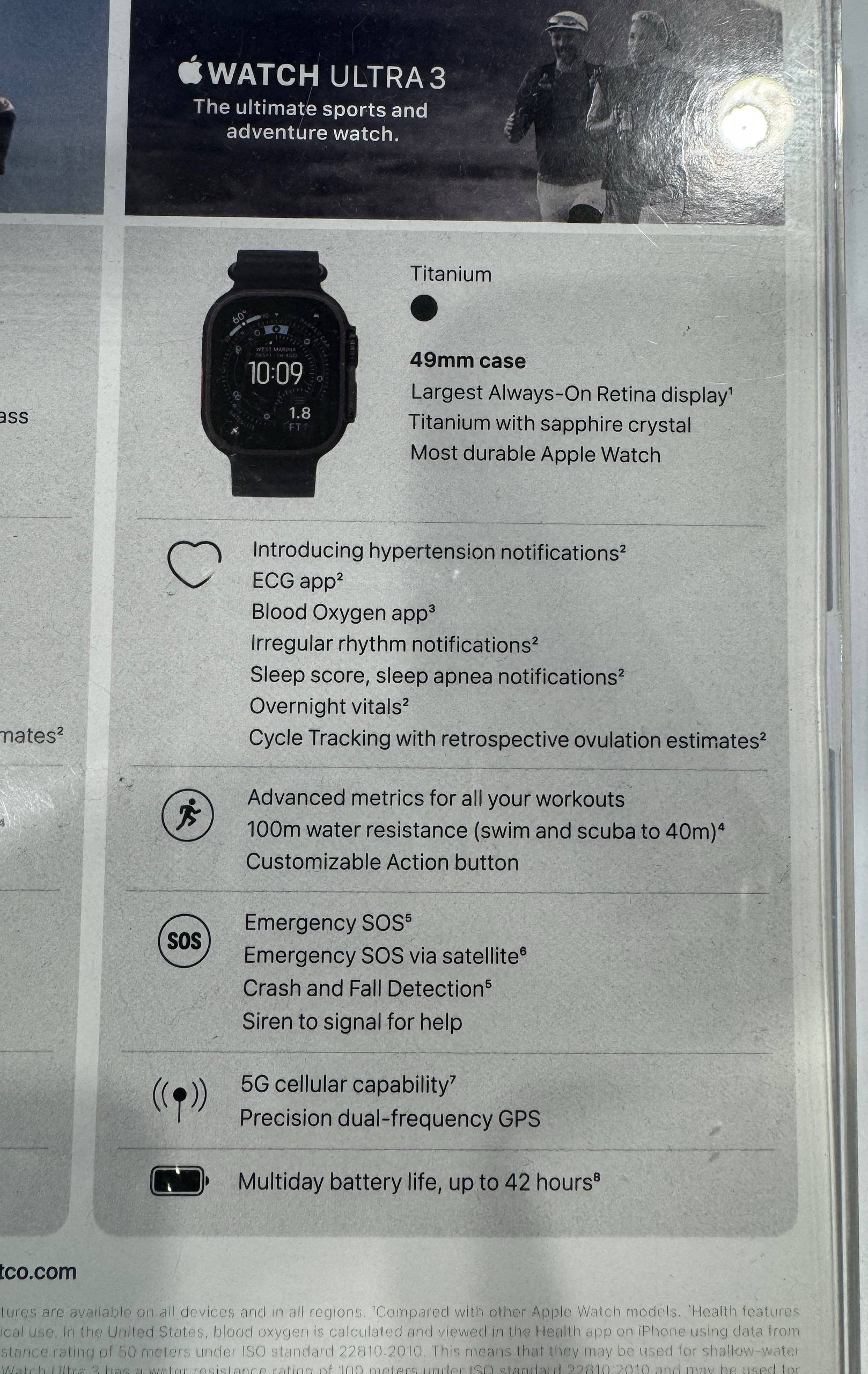 APPLE WATCH ULTRA 3 49mm Black