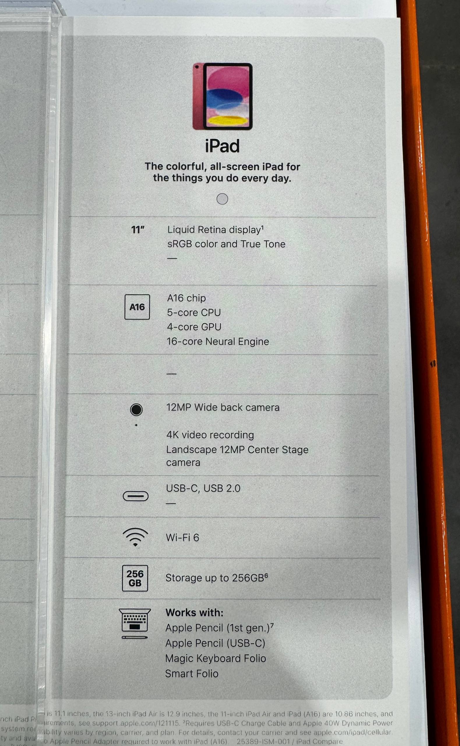 IPAD 11 A16 128gb