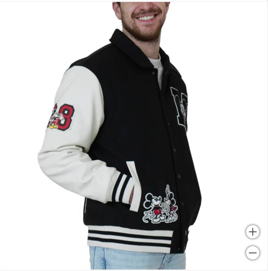 Disney Adult Unisex Varsity Jacket