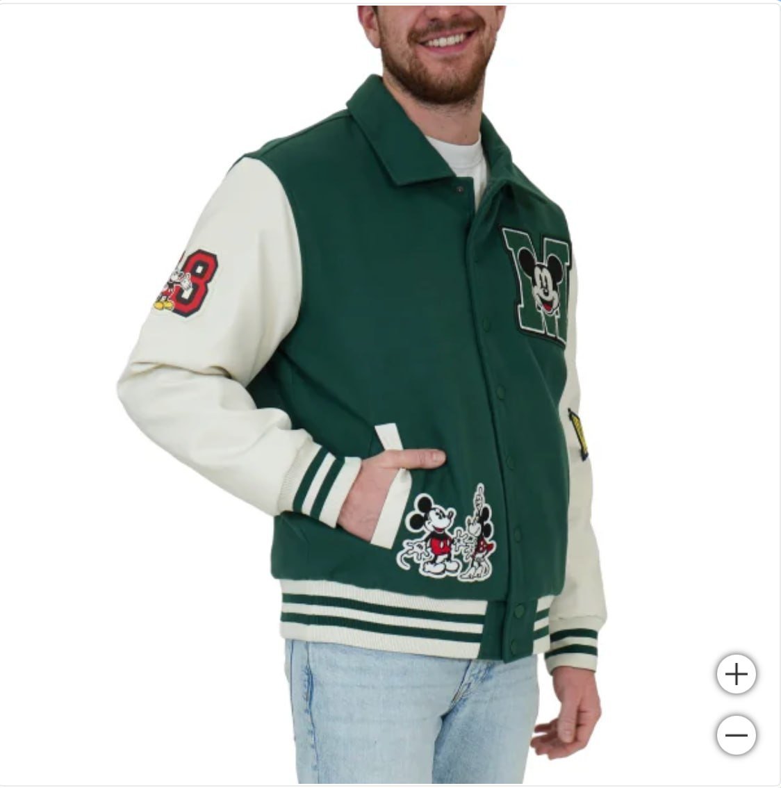 Disney Adult Unisex Varsity Jacket