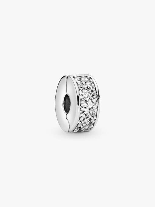 Teal Pavé Clip Charm