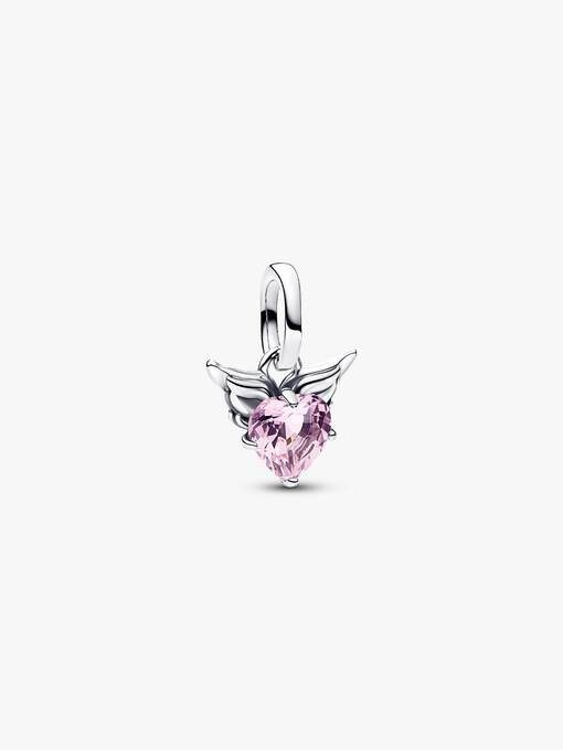 Winged Heart Mini Dangle Charm