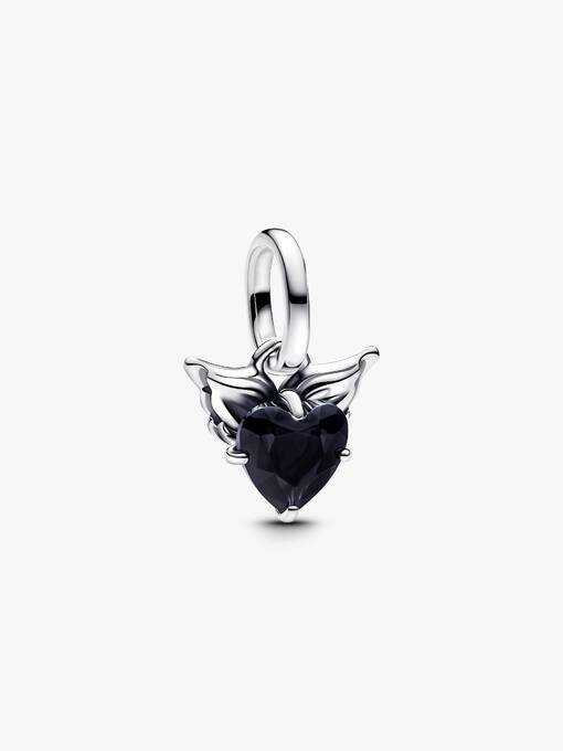 Winged Heart Mini Dangle Charm