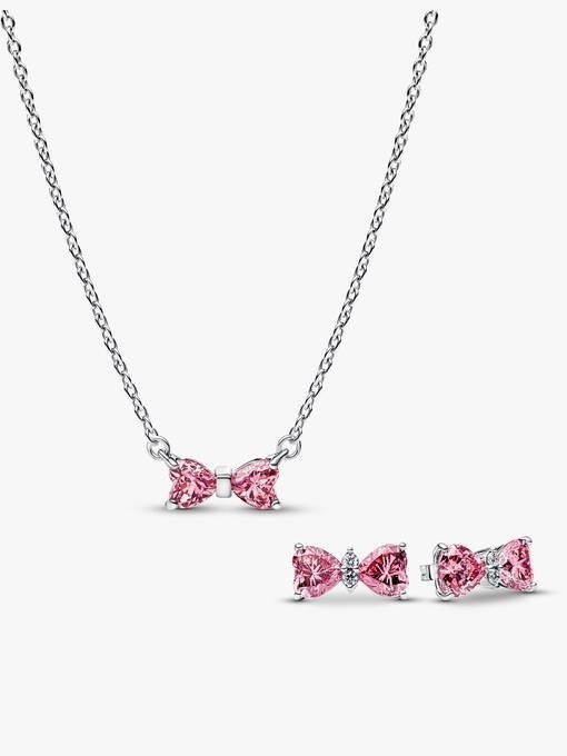 Wrapped In A Bow Necklace and Earring Set