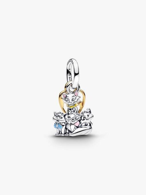Disney Aristocats Duchess & Kittens Dangle Charm
