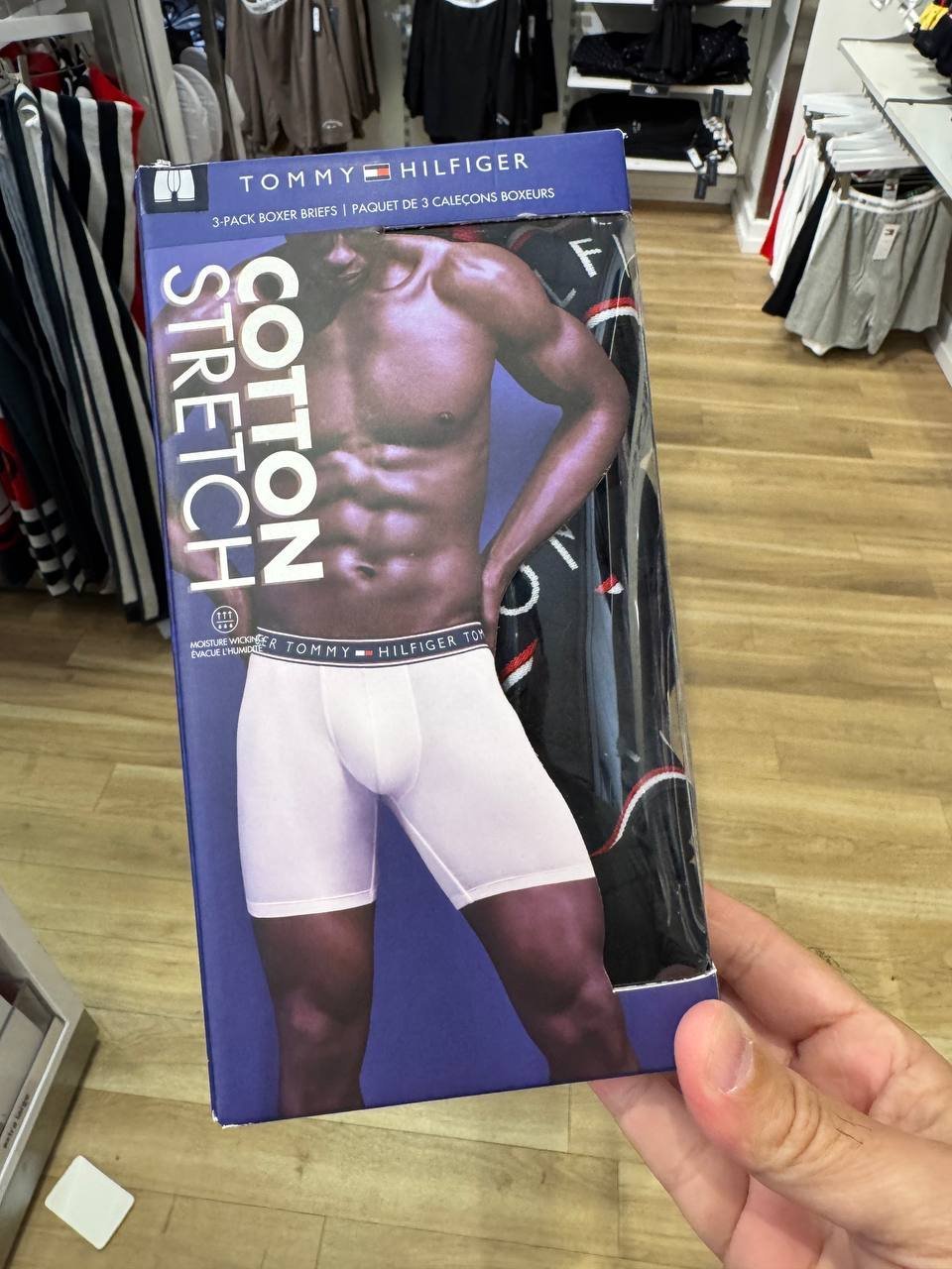 KIT 3 CUECAS BOXER STRETCH