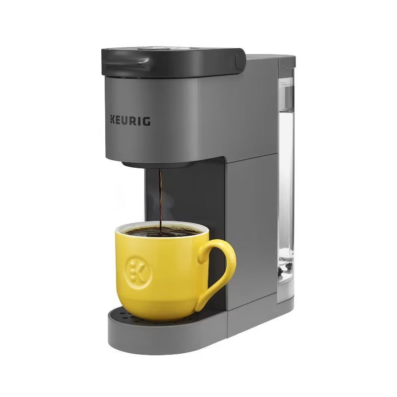 Keurig K-Mini Go Single-Serve K-Cup Coffee Maker Warm Stone
