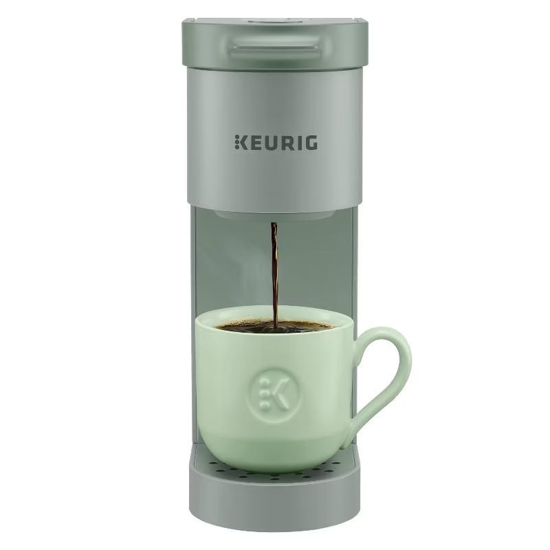 Keurig K-Mini Go Single-Serve K-Cup Coffee Maker Warm Stone