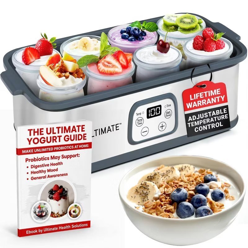 Ultimate Probiotic Yogurt Maker (With Eight 6oz Jars)