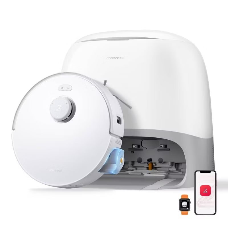 Roborock Qrevo Curv 2 Flow Robot Vacuum and Mop with Real Time Self Cleaning Roller Mop and 20000Pa