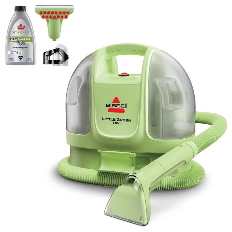 BISSELL Little Green Mini Corded Portable Carpet Cleaner 4064T - 4" Cleaning Path Blue