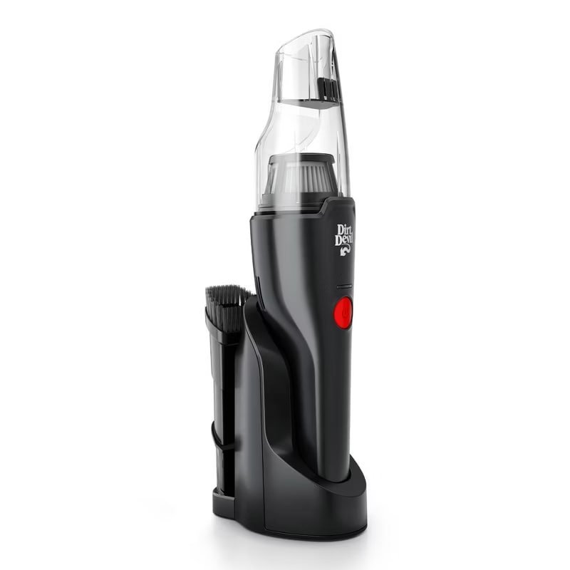 Dirt Devil Grab & Go 8V Cordless Handheld Vacuum BD30100V Black/Red: Portable Car Vacuum, Rechargeable, Multi-Surface, Lightweight