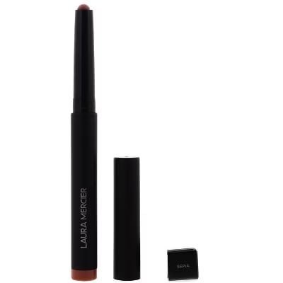 Laura Mercier Caviar Stick Eye Shadow Matte, Matte Cream Eyeshadow Stick for Easy Eye Color, Sepia, 0.05 oz