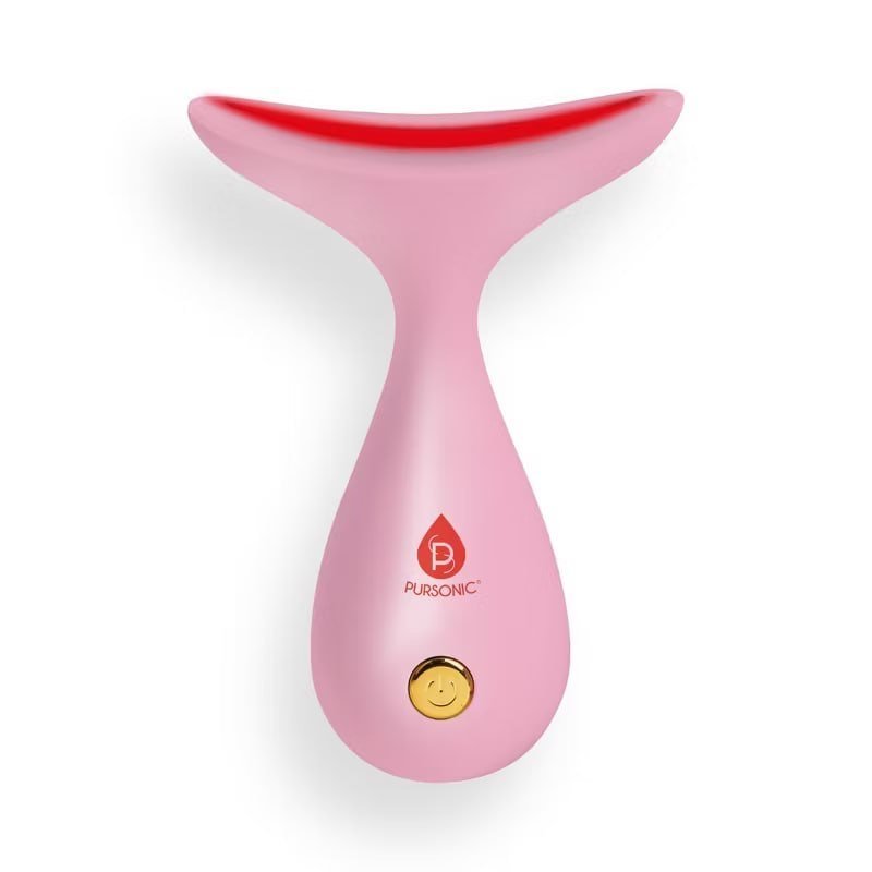 Pursonic LED Light Therapy Neck & Face Sculpting Wand - White