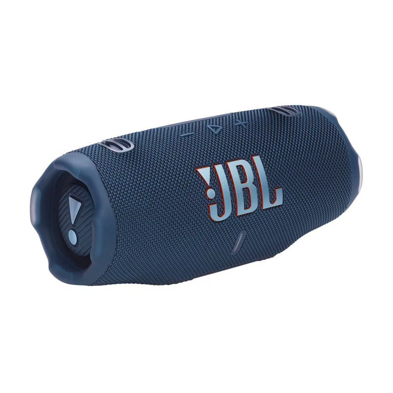 JBL Charge 6 Portable Speaker - White: Bluetooth, IP68, USB-C, 28H Battery