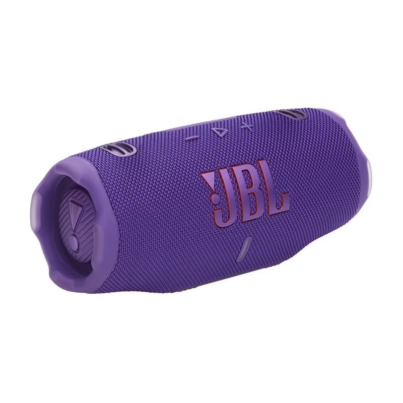 JBL Charge 6 Portable Speaker - White: Bluetooth, IP68, USB-C, 28H Battery