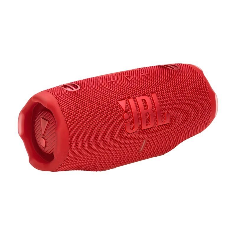 JBL Charge 6 Portable Speaker - White: Bluetooth, IP68, USB-C, 28H Battery