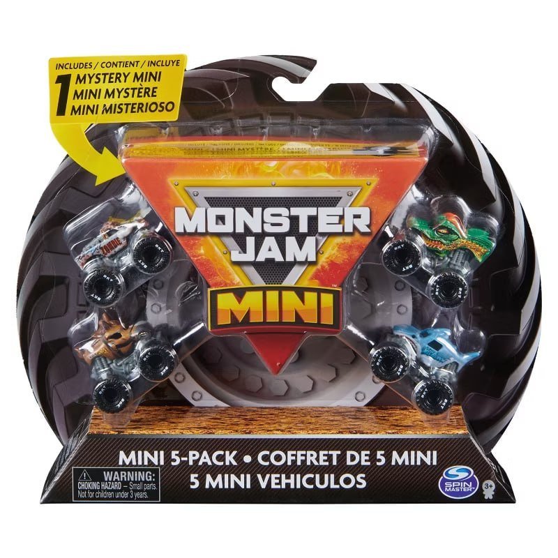 Monster Jam Mini Vehicles 5pk