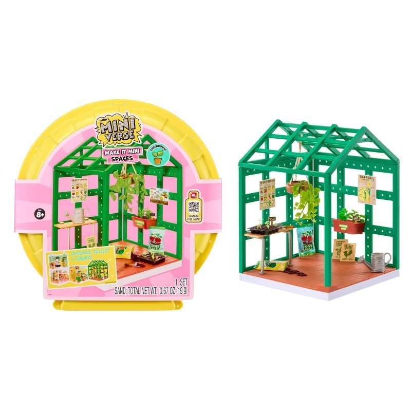 MGA's Miniverse Make It Mini Spaces Greenhouse Building Set