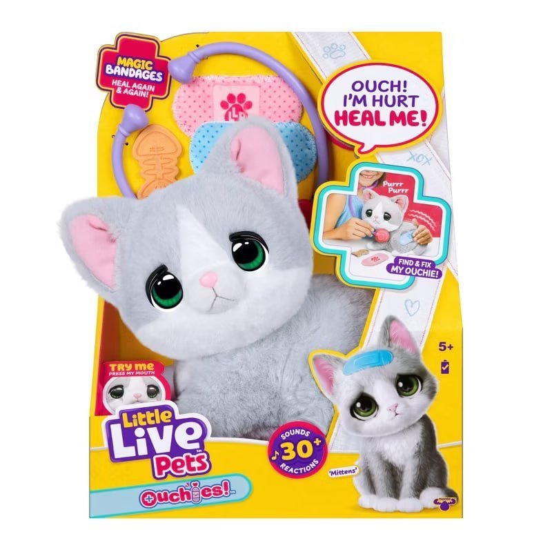 Little Live Pets Ouchies Kitten - Mittens