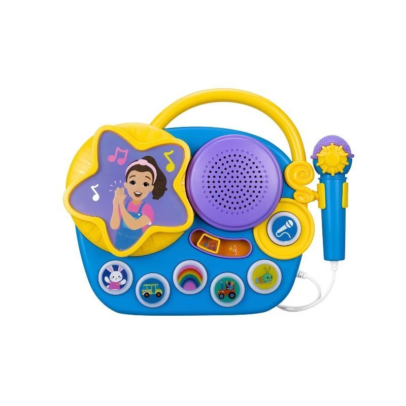 Ms. Rachel Sing Along Boombox: Music & Light Up Toy Player, Plastic, Educational Music Focus, 1 lb