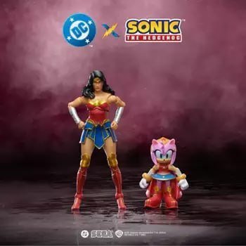 DC X Sonic the Hedgehog Sonic and The Flash Action Figure