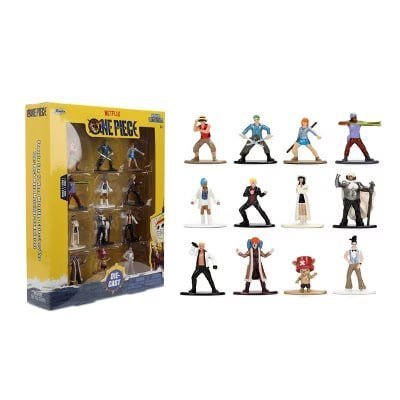 One Piece Netflix Nano Metalfigs 12-Pack Die-cast Figures Set Series 1 -by Jada Toys