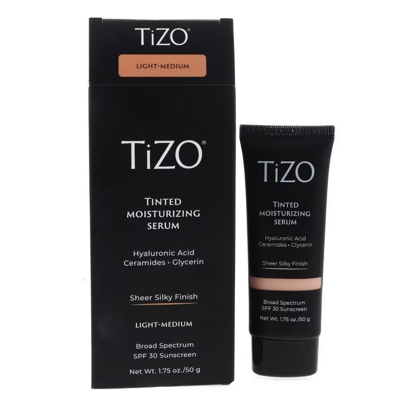 TIZO Tinted Moisturizing Serum Light-Medium SPF 30, 1.75 oz